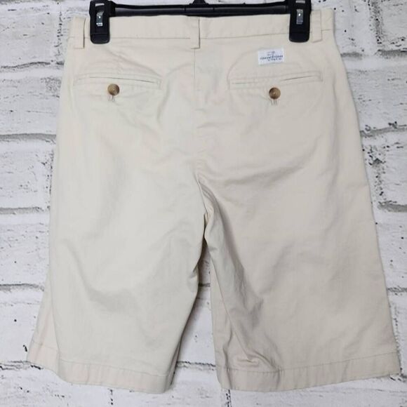Vineyard Vines Boys Khaki Flat Front Adjustable Waist Stretch Chino Shorts Sz 16 - Picture 7 of 11